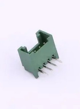 HC-HY-4AW-V-K-10 绿色 1x4P 间距:2mm 弯插 系列:HY 弯插,P=2mm