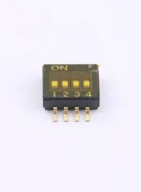 THS104 THS104 SMD,P=1.27mm 拨码开关