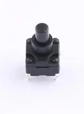 TSW08112-130B337CA 8*8*13防水黑护套轻触开关230gf 插件-4P,8x8