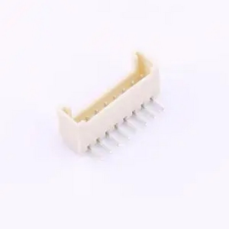 ZX-HY2.0-8PWZ-GW 1x8P 间距:2mm 弯插 系列:HY 弯插,P=2mm 线对