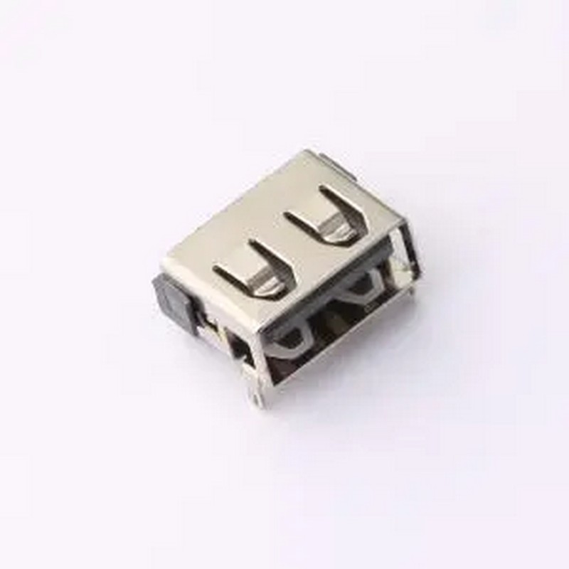 XUBF-012-0401 Type-A 母 弯插 弯插 USB连接器