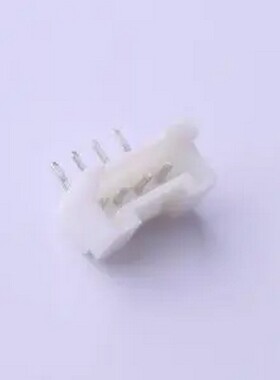 HX20018-4WA 白色 1x4P 间距:2mm 弯插 弯插,P=2mm 线对板针座
