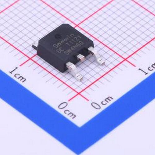 SW4N60 场效应管(MOSFET) 1个N沟道 耐压:600V 电流:4A TO-252-2