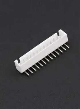 2.54-13P WZDK 白色 1x13P 间距:2.5mm 弯插 系列:XHB 弯插,P=2.5