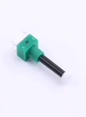 TSA06141-255B532CA-3C3E 6*6*25.5φ6*1白帽绿护套轻触开关280gf