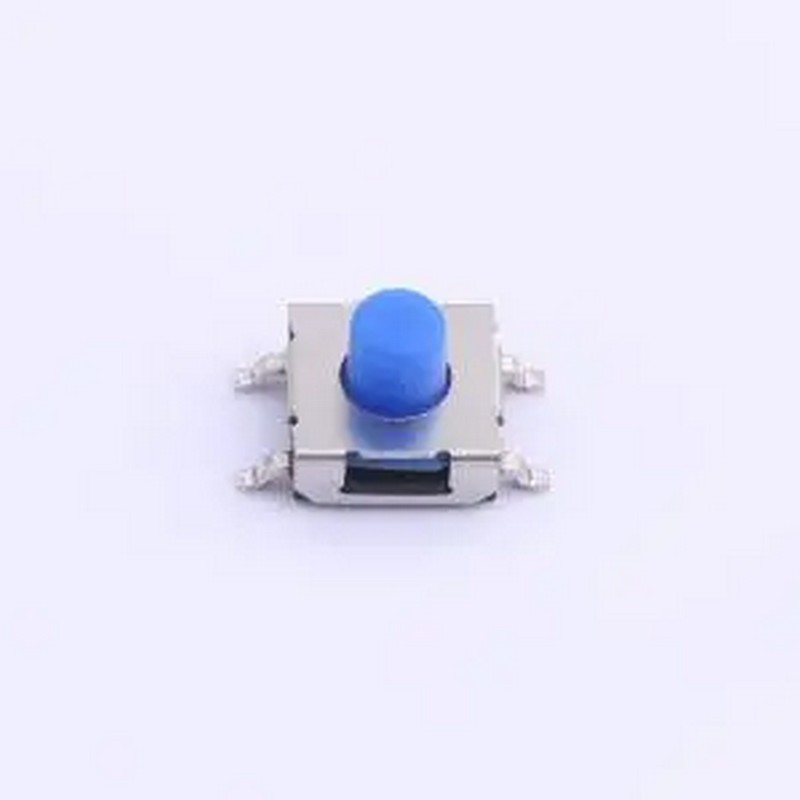 TS-1158B-E-D-BL 6.2*6.2*5mm 立贴 轻触开关 SMD-4P,6.2x6.2mm