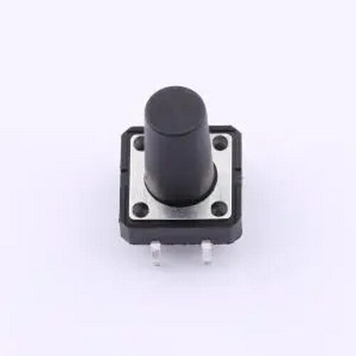 TS1215CJ 250gf 009 12*12*15mm 立插 轻触开关 插件-4P,12x12mm