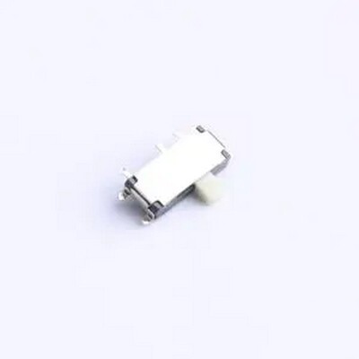 HX MSK12C02-BB 拨动开关 MSK12C02两档侧拨贴片 7脚拨动 白柄,柄