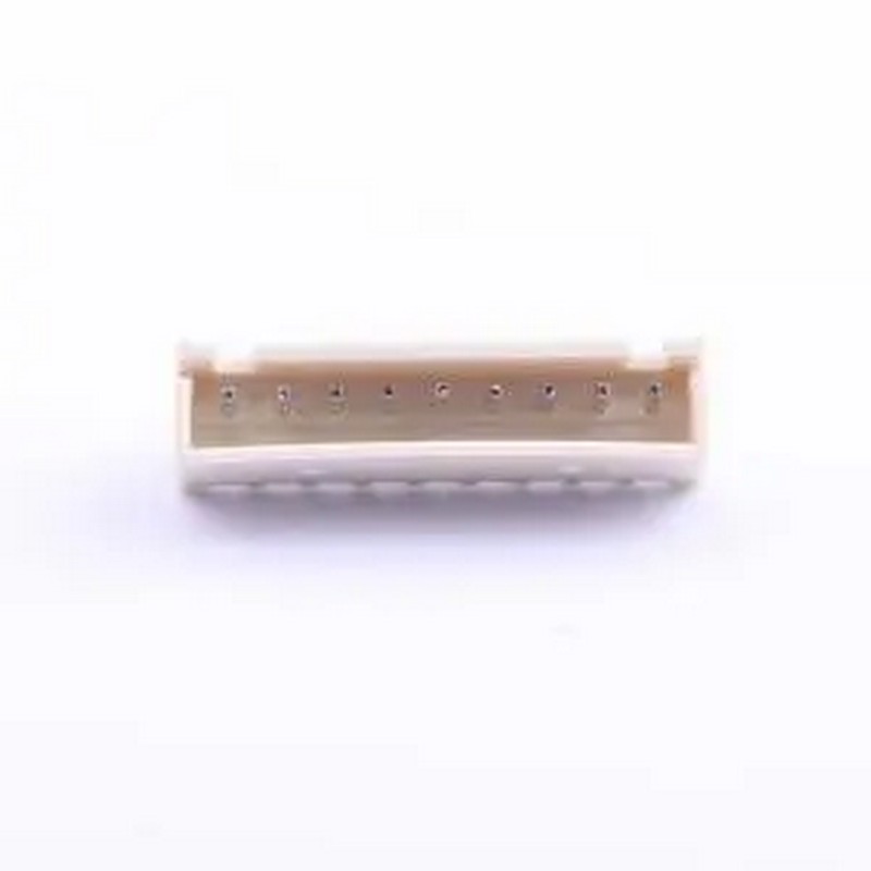 XH-9AK米色 1x9P 间距:2.5mm 直插 系列:XH 插件,P=2.5mm 线对板