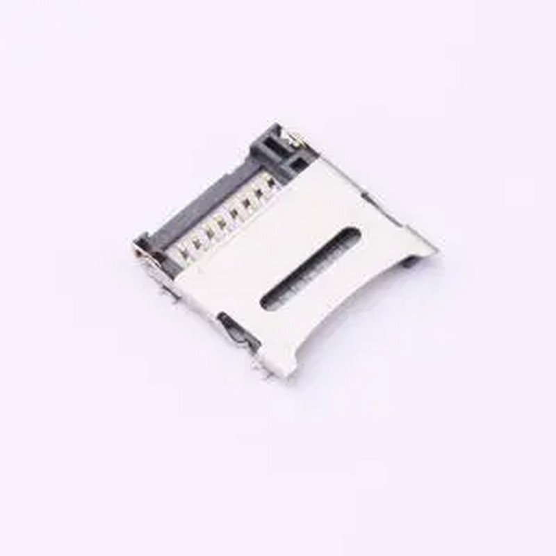 TF-006A-H16-P 翻盖式 MicroSD卡(TF卡) 卡座 SMD SD卡/存储卡连