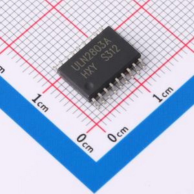 ULN2803A 达林顿晶体管阵列 八路 电流(Ic): 500mA 输入电压(VI):