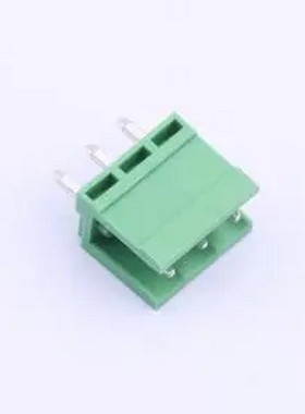 JL396V-39603G01 绿色 1x3P 3.96mm 排数:1 每排P数:3 插件,P=3.9