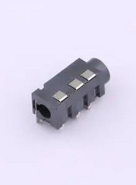 HC-PJ-320AB 黑色 3.5mm耳机座 插件 音频连接器(耳机)