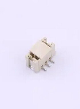 HCZZ0068-3 米色 1x3P 间距:1.5mm 立贴加盖 系列:ZH SMD,P=1.5mm