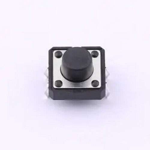 TS127CJ 250gf 009 12*12*7mm 立插 轻触开关 插件-4P,12x12mm 轻