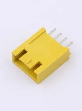 TJC3B-H-4AS-YE 1x4P 间距:2.5mm 直插 插件,P=2.5mm 线对板针座