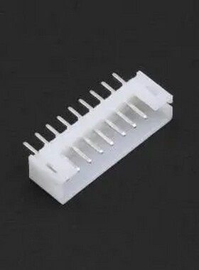 XD-PH-9A-G 白色 1x9P 间距:2mm 直插 系列:PH 插件,P=2mm 线对板