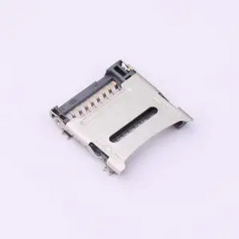 TF-006A-H18-P 翻盖式 MicroSD卡(TF卡) 卡座 SMD SD卡/存储卡连