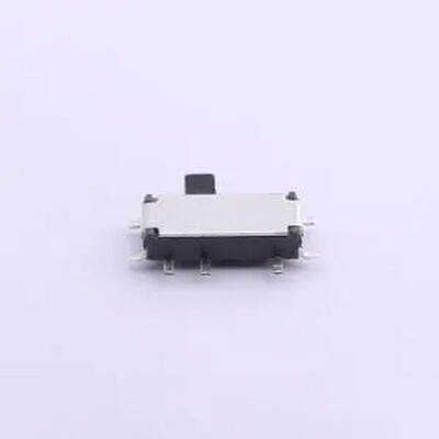 MSK12C02-HB 两档侧拨贴片 7脚拨动 黑柄,柄长1.5mm,带定位柱 SMD