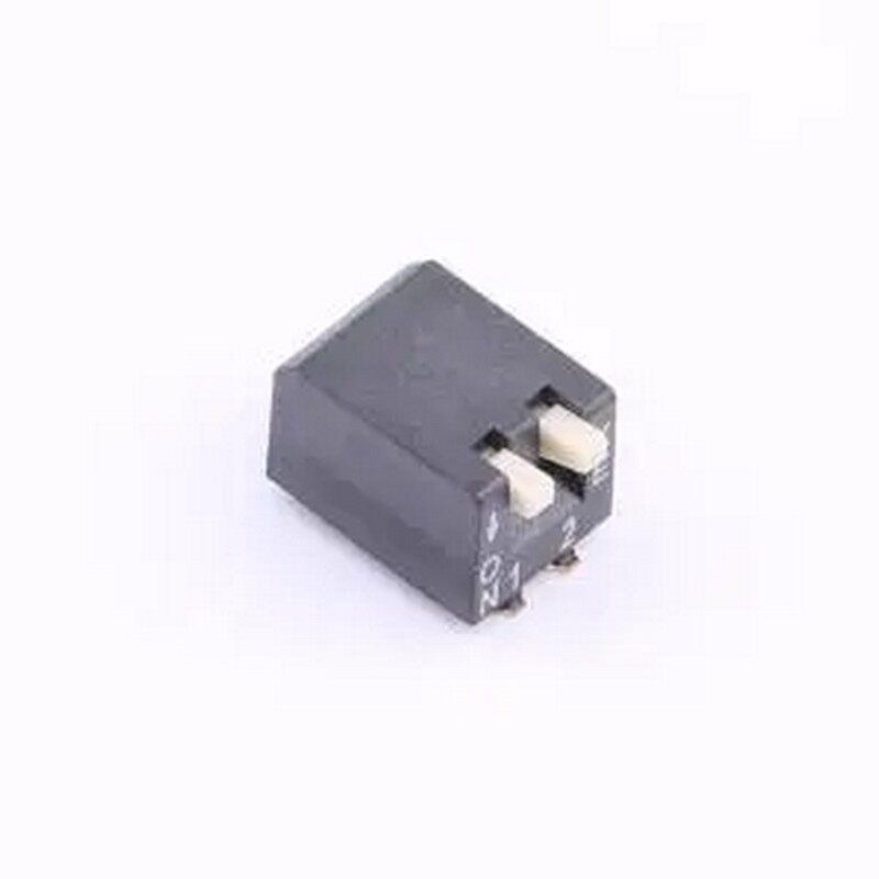 HX 2.54-2P TPCB 间距2.54mm 琴键式2位贴片 SMD,P=2.54mm 拨码开