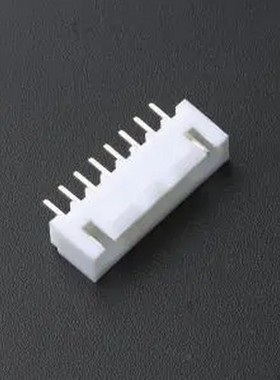 HC-XHB-8A-TW 白色 1x8P 间距:2.5mm 直插 系列:XHB 带扣 插件铜