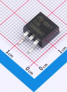 FDB13AN06A0-VB 场效应管(MOSFET) 1个N沟道 耐压:60V 电流:75A T