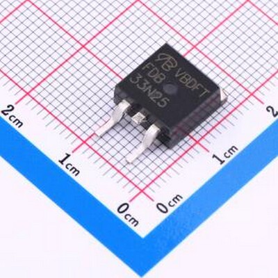 FDB33N25TM-VB 场效应管(MOSFET) 1个N沟道 耐压:250V 电流:60A T