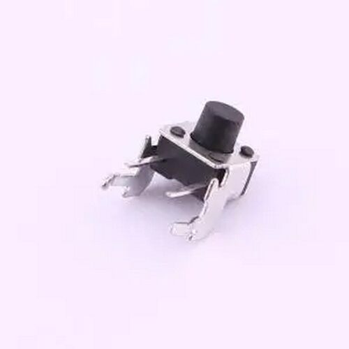 TS-1093A-A6B2-D2 轻触开关6*6*6.5插件H带支架按键四脚侧按180gf