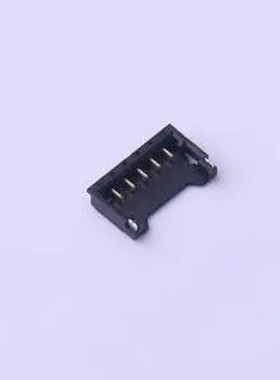 M1201RS-05-BK 黑色 1x5P 间距:1.2mm 卧贴 SMD,P=1.2mm,卧贴 线