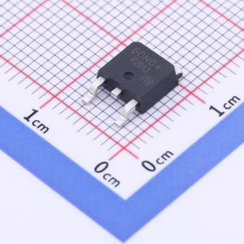 60N04 TO252-VB 场效应管(MOSFET) 1个N沟道 耐压:40V 电流:55A T