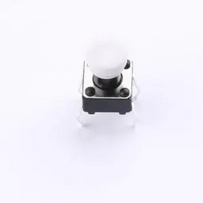 TSA06131-085B532CA-002E 6*6*8.5φ5×1白帽轻触开关280gf 插件-