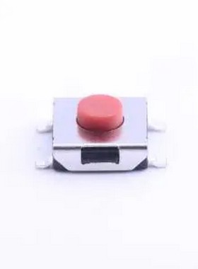 K2-1157SP-C4SB-01 红色按柄开关 6.4mm*6.0mm*3.1 SMD-4P,6.4x6m