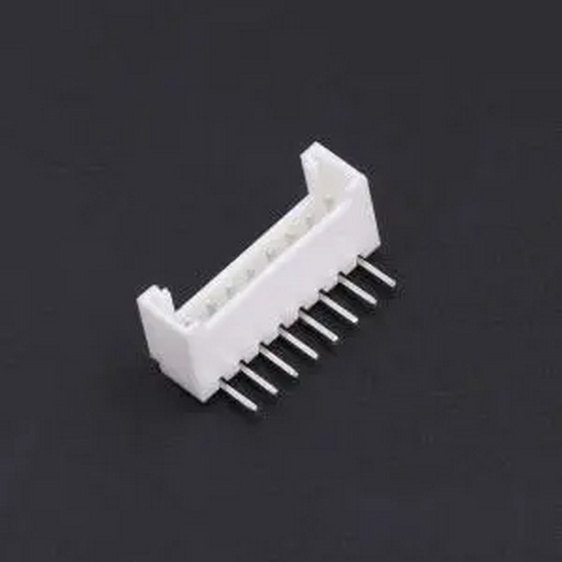 ZX-HY2.0-8PWZ 1x8P 间距:2mm 弯插 系列:HY 弯插,P=2mm 线对板针