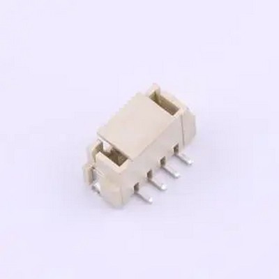 HCZZ0514-4 米色 1x4P 间距:2.5mm 立贴 系列:XH SMD,P=2.5mm 线