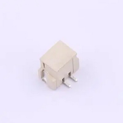 HCZZ0514-2 米色 1x2P 间距:2.5mm 立贴 系列:XH SMD,P=2.5mm 线