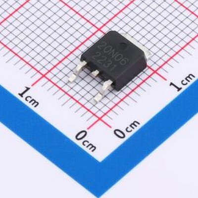 20N06 场效应管(MOSFET) N沟道,电流:20A,耐压:60V TO-252