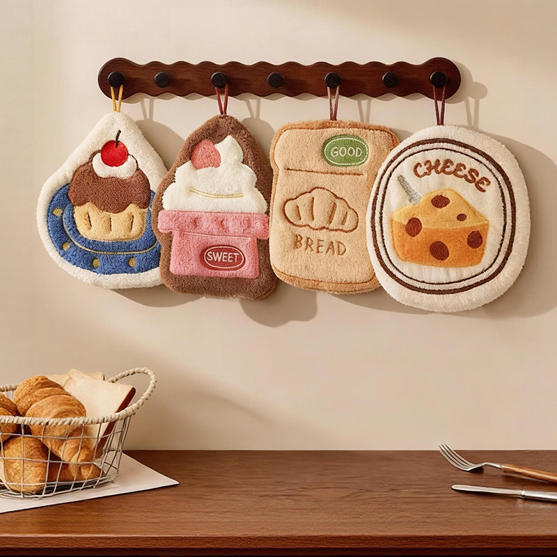 厨房擦手巾挂式可爱高颜值毛巾卫生间超强吸水加厚防臭速干擦手帕,居家布艺,手巾/手帕,淘宝优惠券,粉丝福利购,淘宝优惠卷