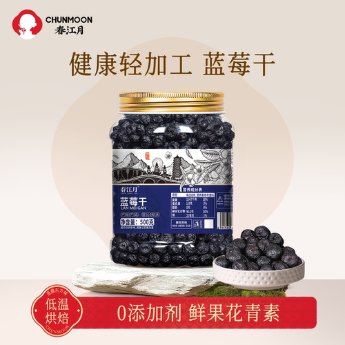 无添加剂蓝莓干罐装蓝梅干水果干