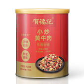 贺福记罐装 小炒黄牛肉专用剁椒湖南湘菜炒菜辣椒酱900g
