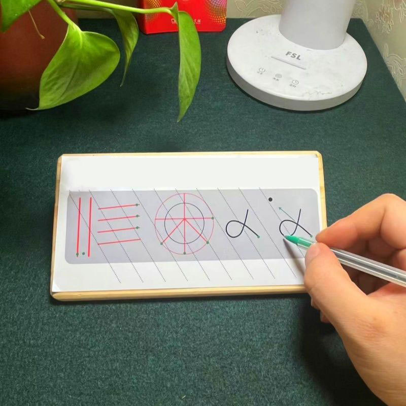 控笔训练器儿童握笔发力纠姿纠正训练器松木三角板标准纠正勾手腕