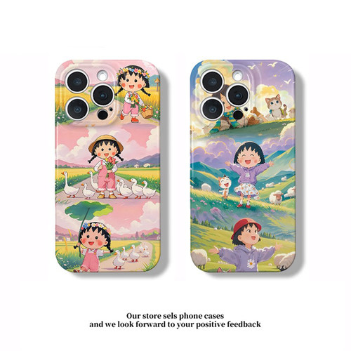 治愈系小丸子适用苹果18promax手机壳iPhone17pro16小米17华为mate80pura90K70iqoo15nova14x200magic7加13
