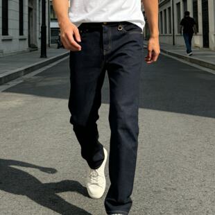 利落潮人出街之选 型搭配精致皮牌修身 深蓝原牛触感柔软舒适经典 版