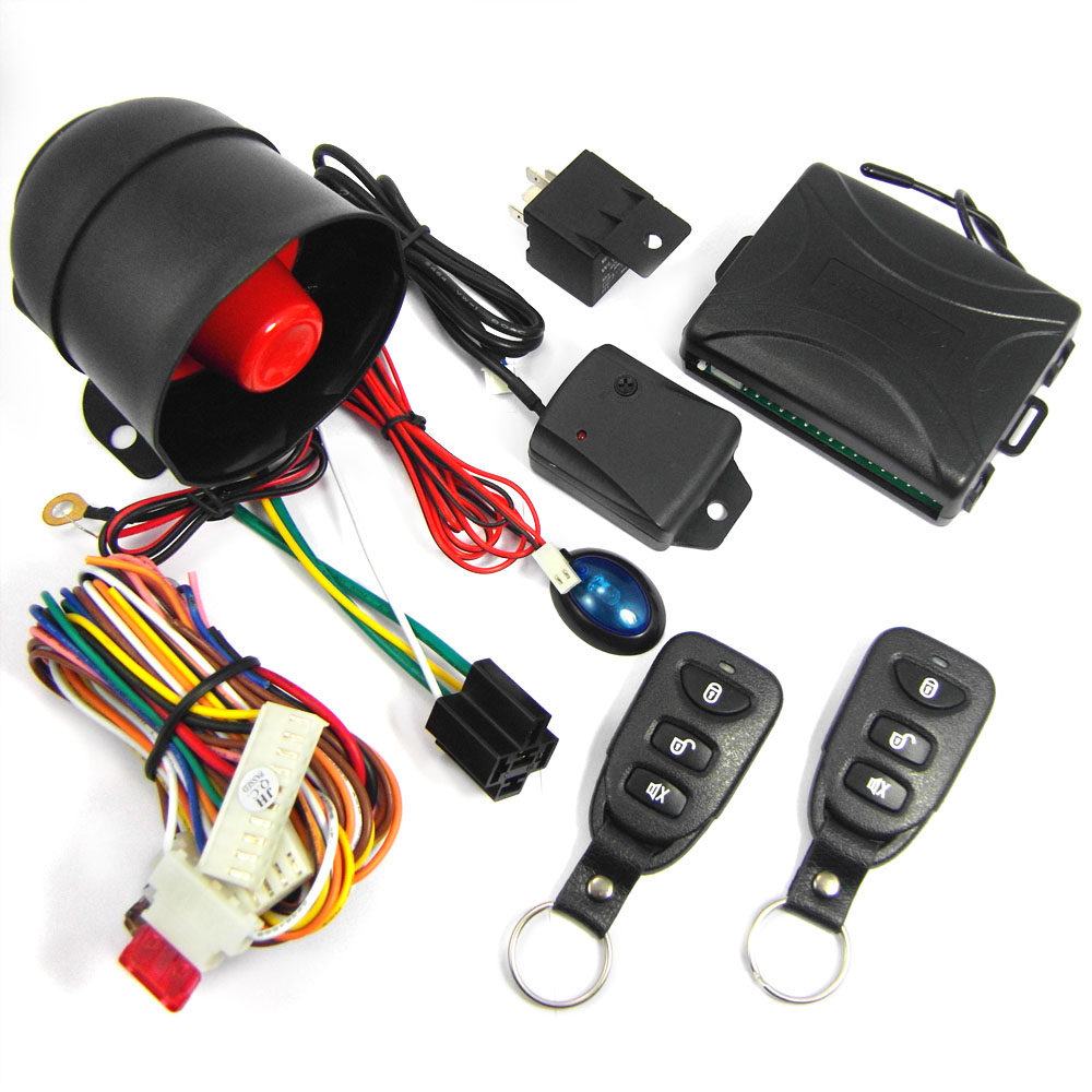 汽车防盗器12v通用型报警器起亚款car alarm system镖鹰8113落锁