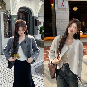 TAKIYAS SHOP 简约双面呢外套