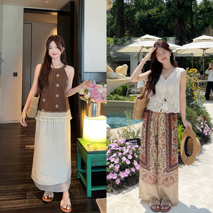 TAKIYAS 半裙 印花休閑褲 SHOP刺繡上衣