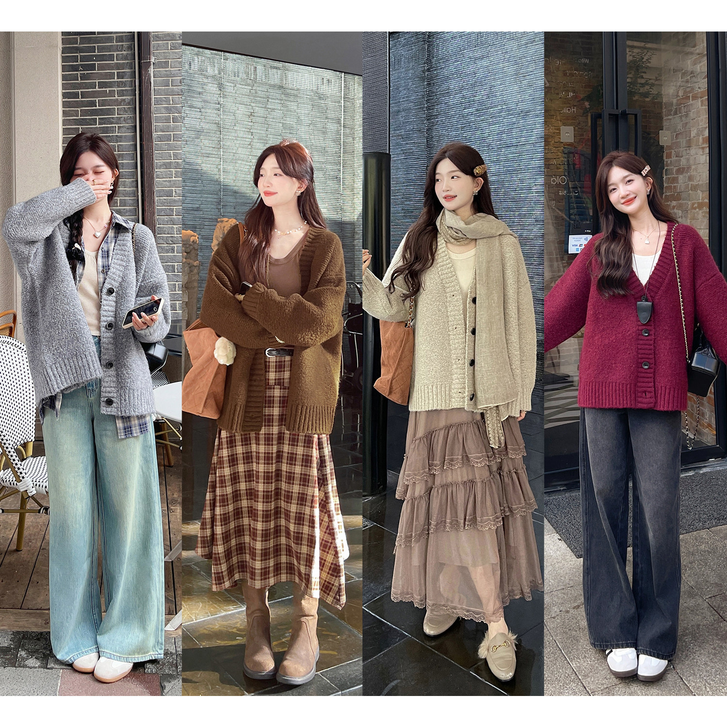 TAKIYAS SHOP 加厚宽松毛衣外套