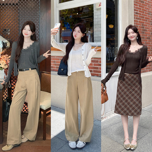 TAKIYAS SHOP两件套针织衫/半裙/休闲裤