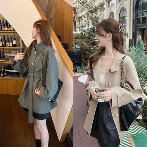 TAKIYAS SHOP 立领休闲风衣外套