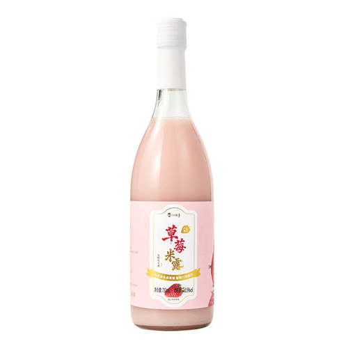 七鲜限定米三的故事草莓米露米酒750ml配料表干净