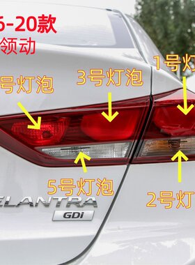 适用16-20款现代领动后尾